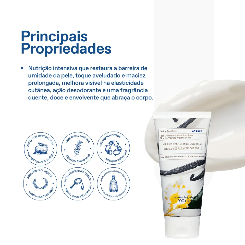 Creme Hidratante Deo Corporal Flor de Baunilha Mediterrânea 5