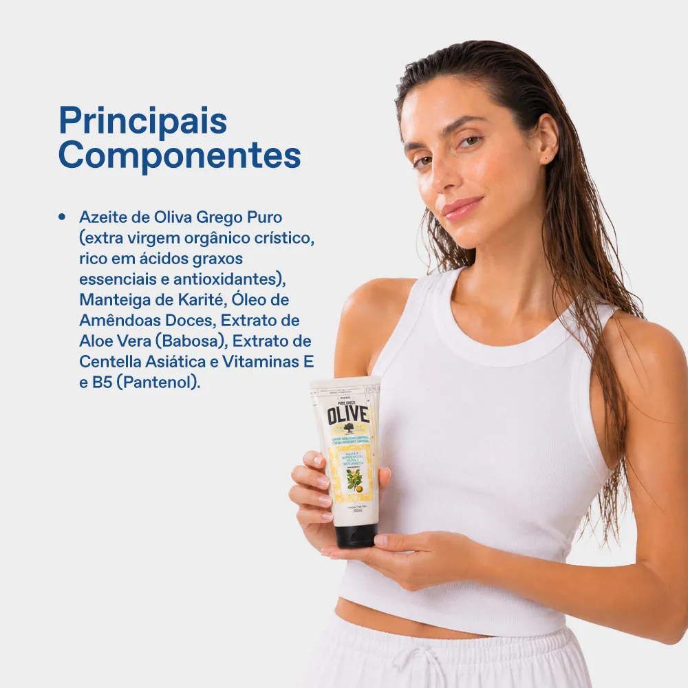 Creme Hidratante Deo Corporal Oliva e Bergamota 4