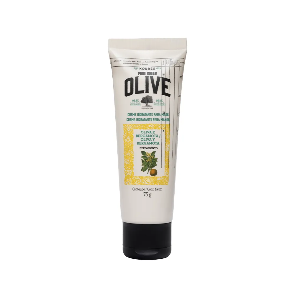 Creme Hidratante Deo para Mãos Oliva e Bergamota
