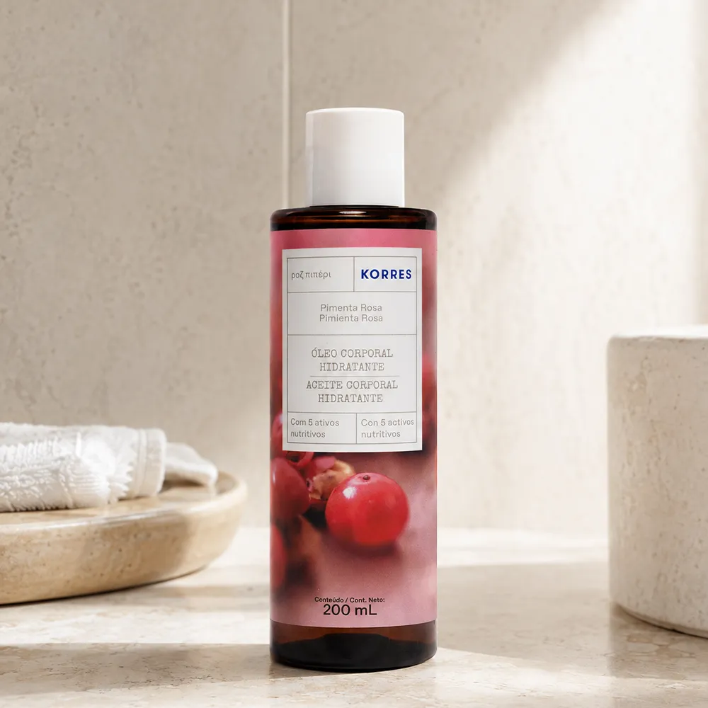 Óleo Deo Corporal de Banho Pimenta Rosa 3