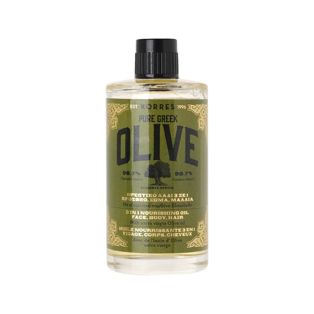Pure Greek Olive 3 in 1 Nourishing Oil Face, Body, Hair
